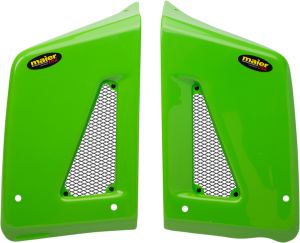 Replacement Radiator Plastic Green, 1, nordicamoto.ro