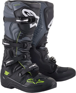 Alpinestars Tech 5 csizma, fekete/szürke/fluoreszkáló sárga, 45,5-es méret, 1, nordicamoto.ro