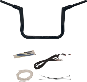 1-1/2(r) Ez Install Flat Top Handlebar Kit Black, 1, nordicamoto.ro
