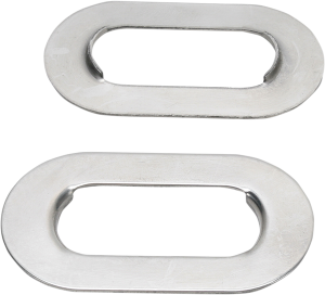 Stainless Steel Axle Adjuster Plate Silver