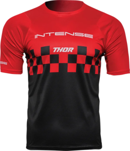 Tricou MTB Thor Intense Assist Chex Black/Red 2XL, 1, nordicamoto.ro