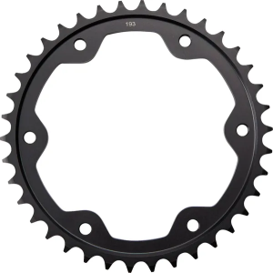 JT SPROCKETS acél hátsó lánckerék, fekete, horganyzott 