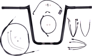 1-1/4(r) Viking Handlebar Installation Kit Black