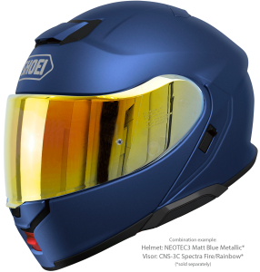 SHOEI NEOTEC3 felhajtható sisak, matt metálkék, S-es méret, 5, nordicamoto.ro