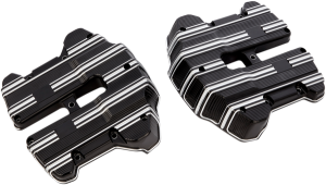 10 Gauge Rocker Box Top Covers Black, Silver, 2, nordicamoto.ro