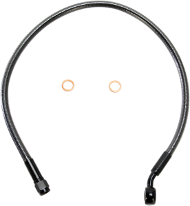 Designer Series Dot Abs-specific Upper Brake Line Kit Black, Black Pearl, 1, nordicamoto.ro