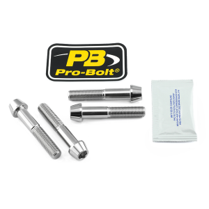 Brake Caliper Mount Kit Silver, Stainless Steel