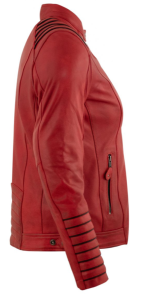 Geaca Piele Dama Rusty Stitches Amanda Red/Black 48, 3, nordicamoto.ro