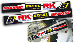 Sponsor Decals Black, Red, White, Yellow