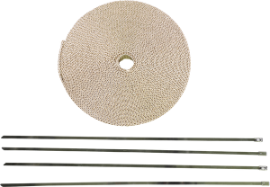 High-temperature Exhaust Wrap Kits Off-white