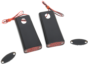 Fender Strut Led Marker Lights Black, 1, nordicamoto.ro