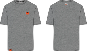 KTM PURE póló, sötét szürke melange, XS, 1, nordicamoto.ro
