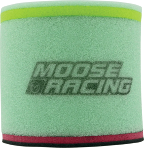 MOOSE RACING precíziós, előolajozott légszűrő, zöld 
