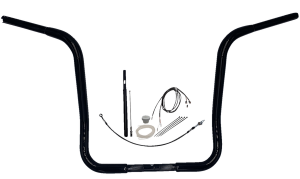 1-1/4(r) Ez Install Round Top Handlebar Kit Black, 2, nordicamoto.ro