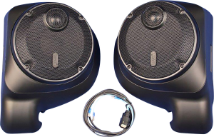 Lower Fairing Speaker Kit Black, Matte