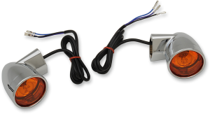 Bullet-style Turn Signals Chrome