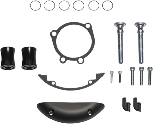 Inverted Air Cleaner Hardware Kit Black, Silver, 1, nordicamoto.ro