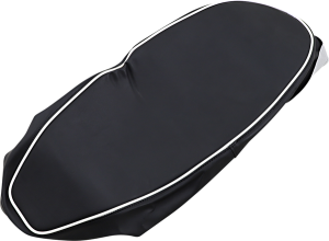 Retro Seat Skin Black, White, 1, nordicamoto.ro