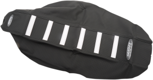 6-rib Gripper Seat Cover Black, 2, nordicamoto.ro