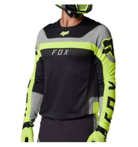 Fox Flexair Efect Jersey póló, fluoreszkáló sárga, L-es méret, 3, nordicamoto.ro