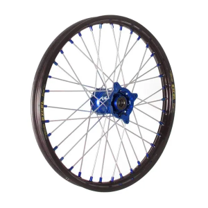Elite Mx-en kerék, ezüst küllők, fekete, kék, nordicamoto.ro