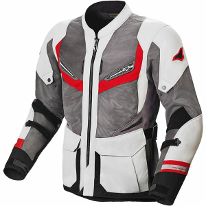 Geaca de vara touring Macna Aerocon Night Eye Gri / Rosu L, 4, nordicamoto.ro
