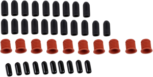 Plug Kit With Seals Black, Red, 2, nordicamoto.ro