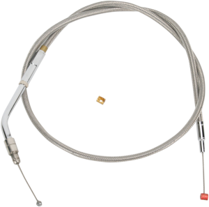 Stainless Steel Throttle/idle Cable Silver Standard, 1, nordicamoto.ro