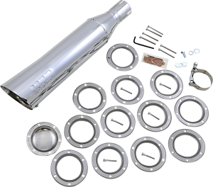 S/c Elite Universal Muffler Chrome, 1, nordicamoto.ro