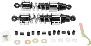 412 Series Cruiser Shocks Black, Chrome