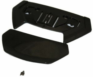 SHOEI GTA sisak felső szellőzőnyílás-kiegészítő, fémes fekete, 1, nordicamoto.ro
