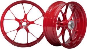 Forged Aluminium Wheels With Original Sprocket Mount Black