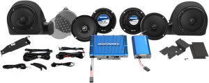Dual Amplifer And Speaker Kit Black, Blue