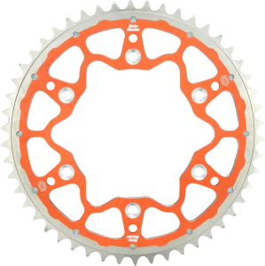 Fusion kettős hátsó lánckerék, narancssárga, 1, nordicamoto.ro