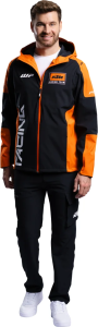 KTM Team Hardshell kabát – narancssárga/fekete – XS, 5, nordicamoto.ro