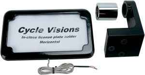 In-close License Plate Holder Black, 1, nordicamoto.ro
