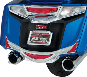Rear Saddlebag Trim Chrome, 3, nordicamoto.ro