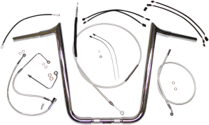 Sterling Chromite Ii® Designer Handlebar Installation Kit Silver, 3, nordicamoto.ro