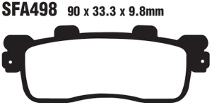 Sfa Series Organic Scooter Brake Pads, 2, nordicamoto.ro