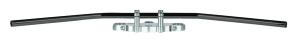 22 Mm (7/8(r)) Steel Handlebar Black, 2, nordicamoto.ro