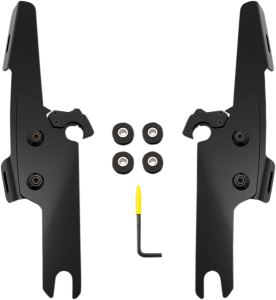 Fats/slim Windshield  Trigger-lock Complete Mount Kit Black, 1, nordicamoto.ro