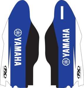 Lower Fork Guard Graphics Black, Blue, White, 1, nordicamoto.ro