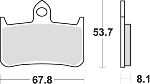 TRW Organic első fékbetétek a HONDA RVF 750 (’94–’97), a CB 900 HORNET (’02–’06), a CB 1300 X4 (’97–’99) és a KAWASAKI KLR 250 (’82–’84) modellekhez, nordicamoto.ro