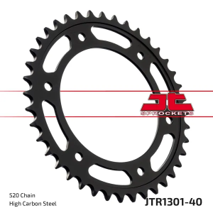 JT SPROCKETS hátsó lánckerék, fekete , nordicamoto.ro