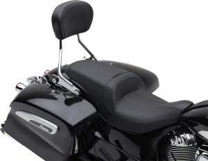 Detachable Backrest Kit Silver, 1, nordicamoto.ro