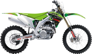Graphic Kit With Seat Cover Replica Team Kawasaki H&f 2022 Green, Red, Black, 3, nordicamoto.ro