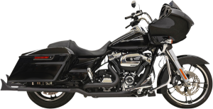 Fishtail Slip-on Mufflers Black