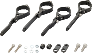 Headlight Bracket Set Black