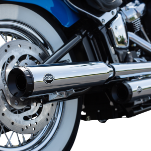 Grand National Race Slip-on Mufflers Black, 1, nordicamoto.ro