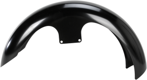Hugger Front Fender With Mounting Blocks For Softail/dyna Black, 1, nordicamoto.ro